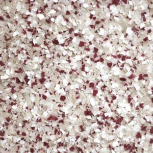 Merlot one-sixteenth-inch epoxy flake sample