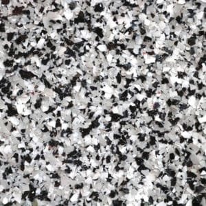 Tuxedo one-sixteenth-inch epoxy flake sample