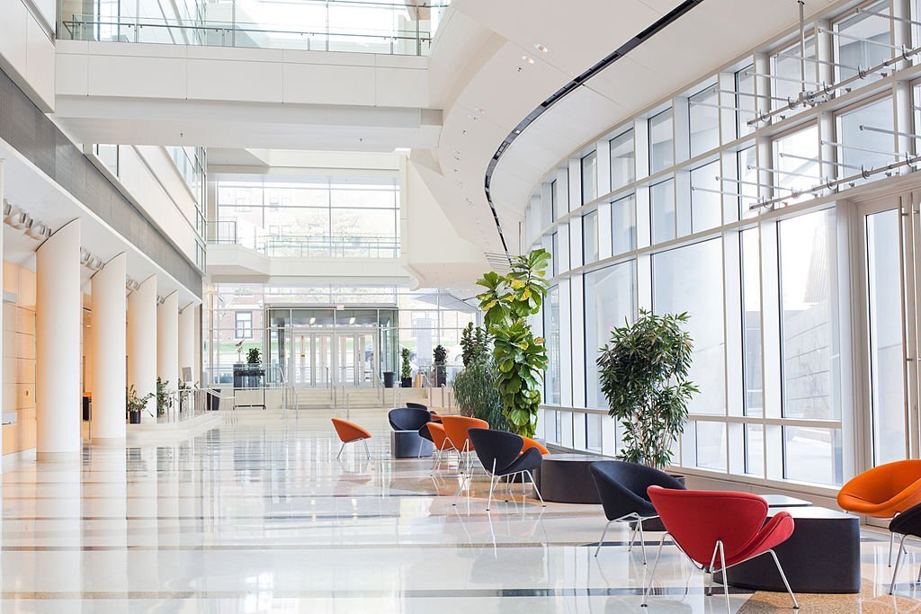 Lobby & Atrium Floor Finishes | Hotel & Office Building Flooring