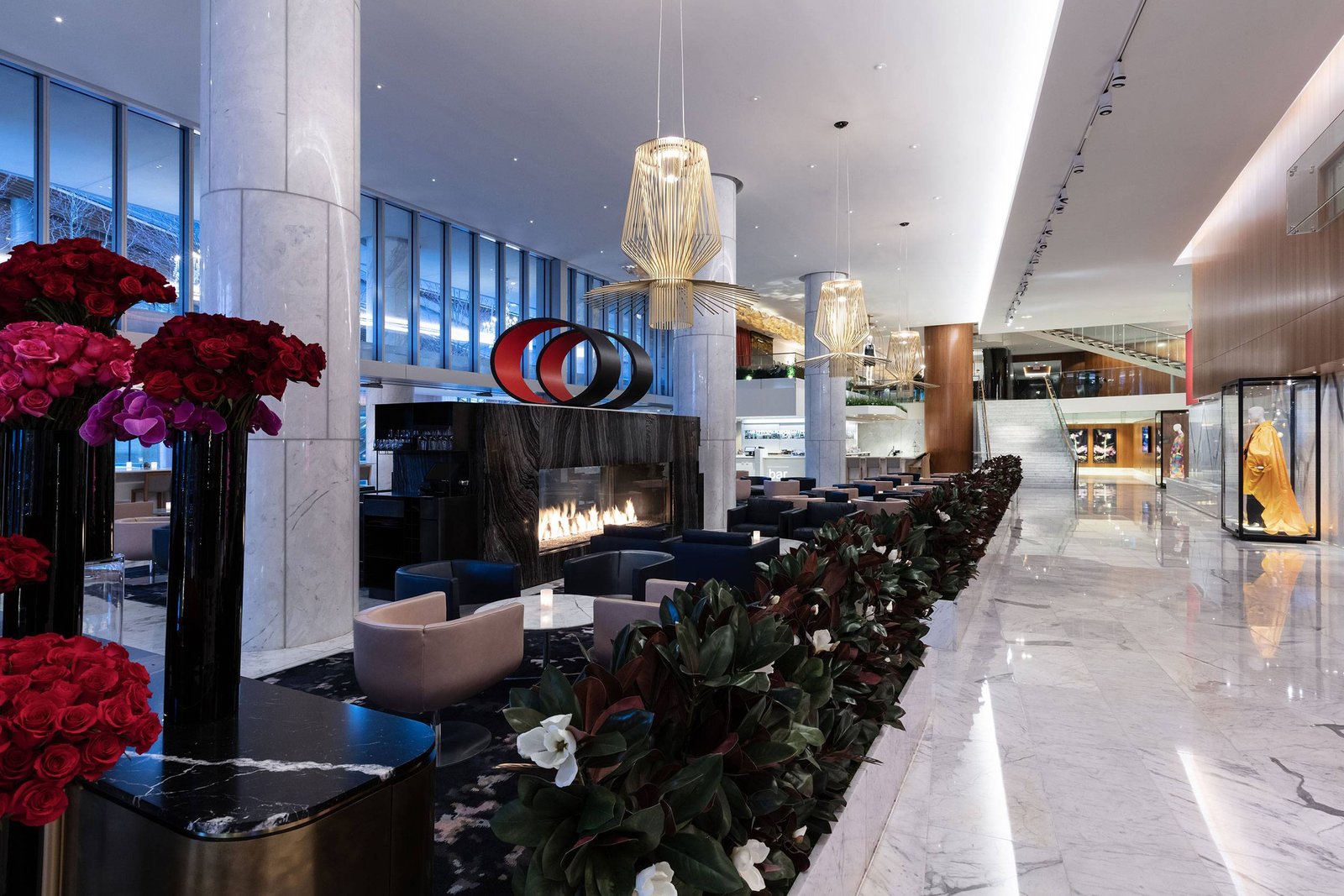 Fairmont Pacific Rim Vancouver lounge flooring