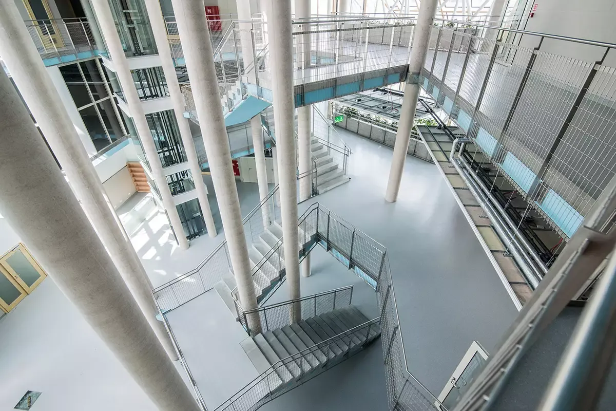 Science and education epoxy flooring in BC