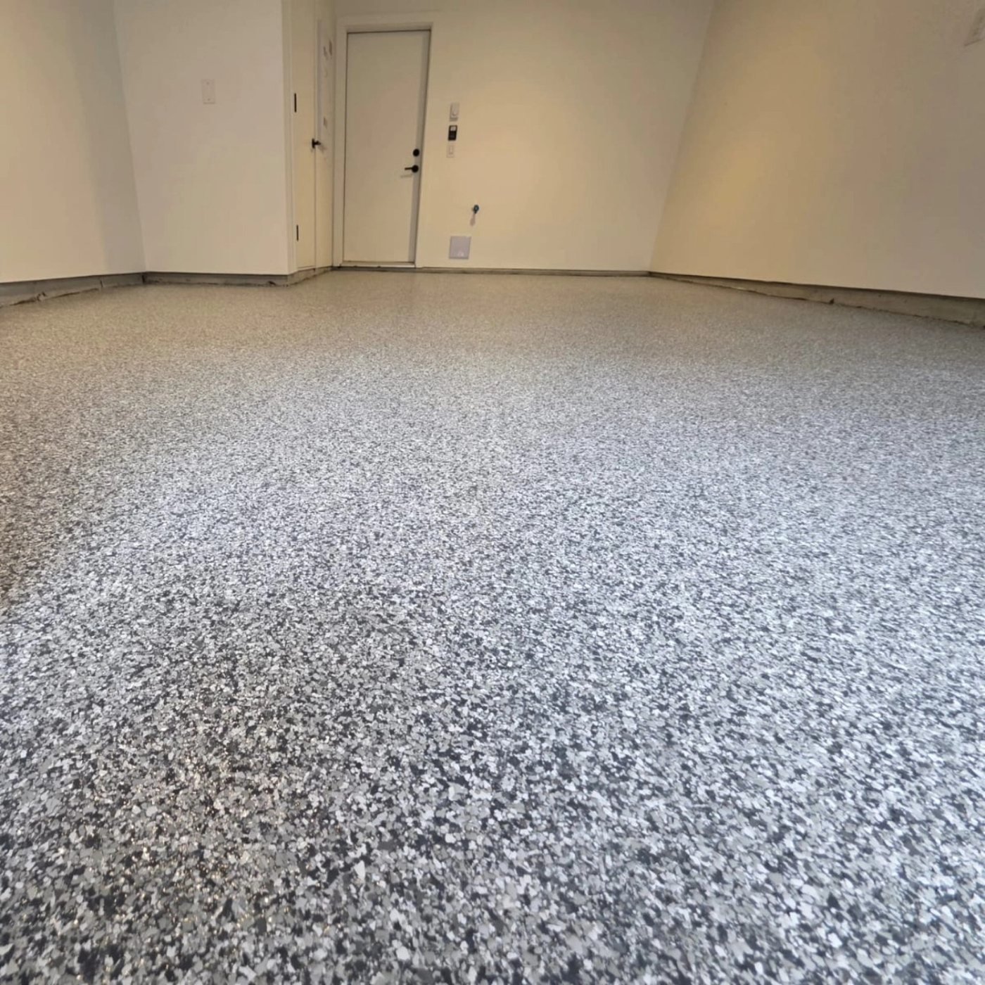 Squamish BC residential garage floor coating completed by Priority One Epoxy Flooring